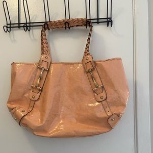 Large Pelham Shoulder Bag Guccissima Patent Leather DAMAGE THROUGHOUT
